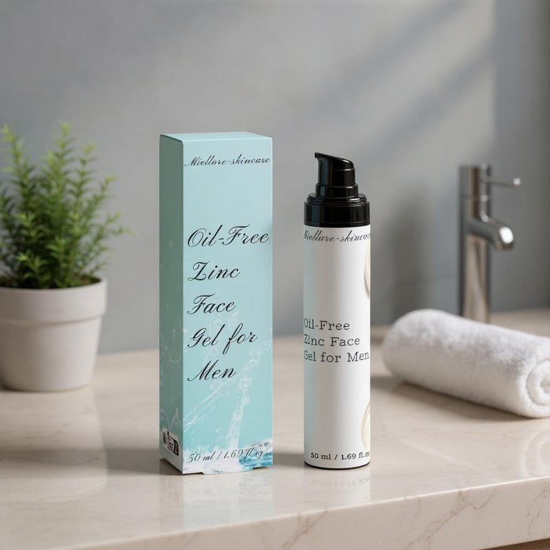 Oil-Free Zinc Face Gel for Men