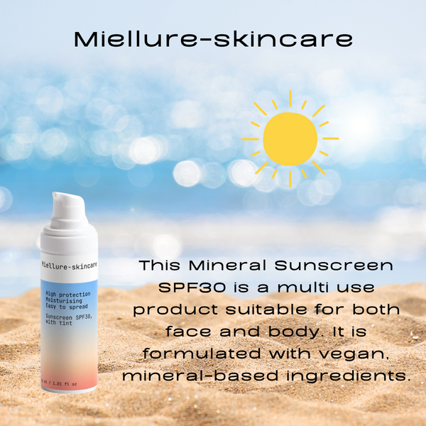 Sunscreen SPF30, with tint